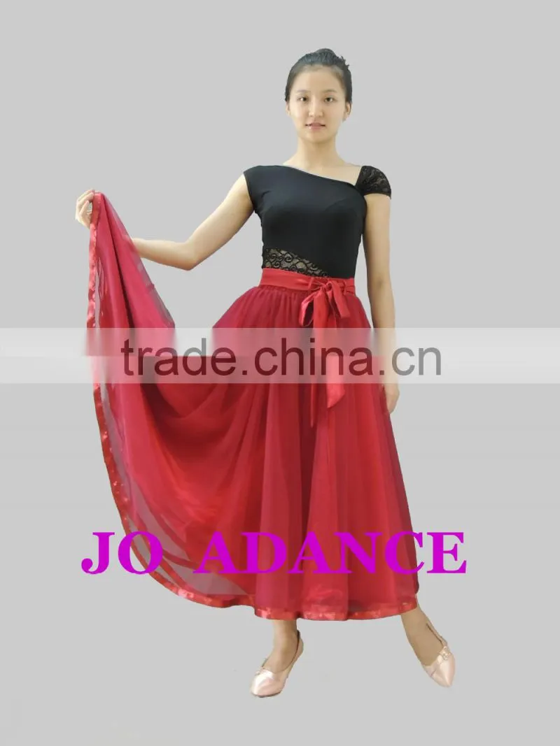 Ballroom dance skirt dance costumes Ms. dance clothing Dance skirt Ballroom skirt