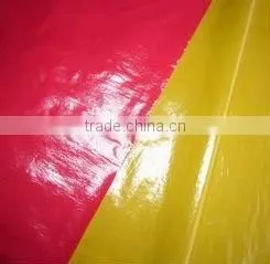 pu coated fabric/ Sheer Pearlized PU Coated Nylon Taffeta Fabric