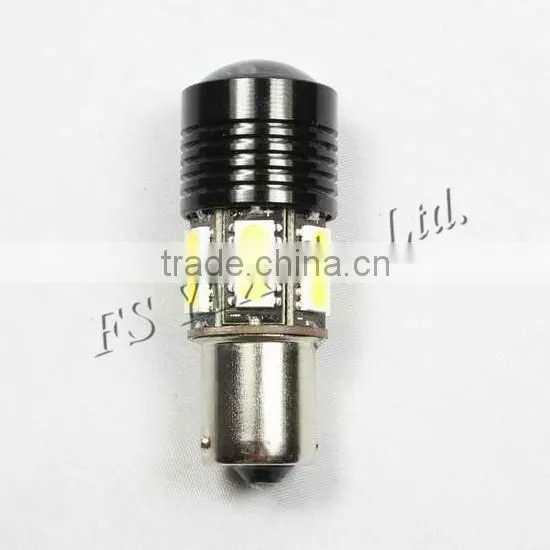 high power 12 led tail brake turn lights white car bulb 1156 replacements light 5w ba15s led indicator lamps