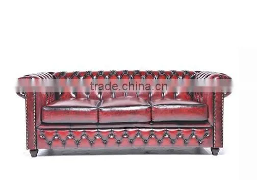 Chesterfield Showroom Brighton Vintage Brown sofa