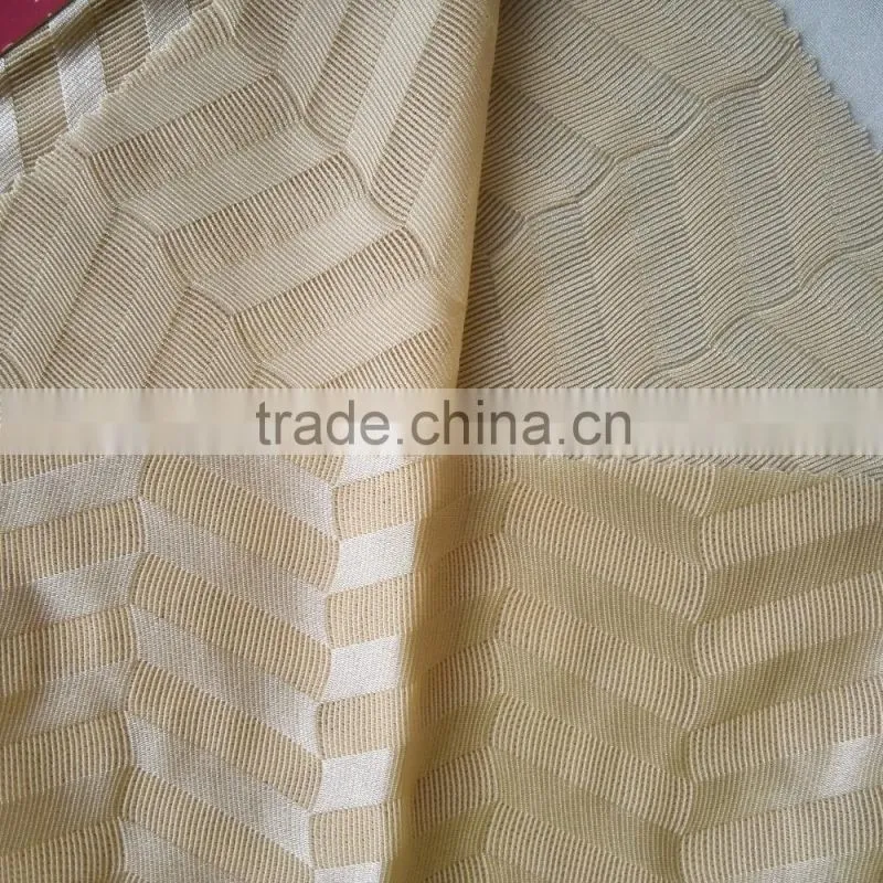 Factory new design nylon spandex quadrangles patern jacquard fabric, fashion clothing jacquard fabric