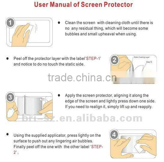 Clear screen ward for iPhone