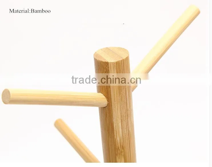 Bamboo Tea cup Rack