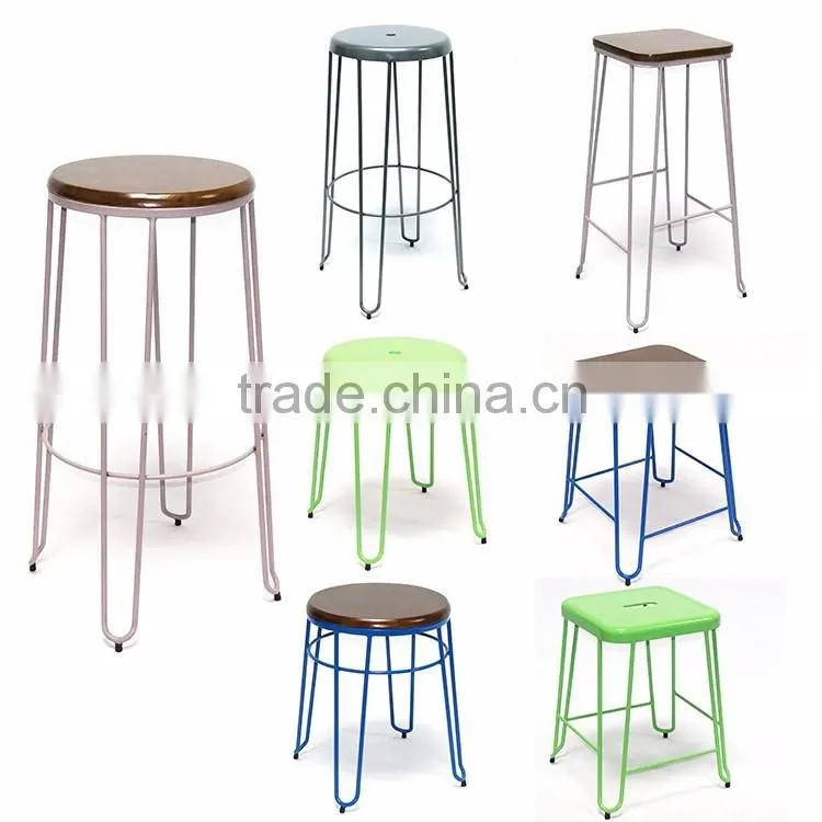 Modern Appearance furniture Metal wire bar stool, iron high stool for sales, counter stool
