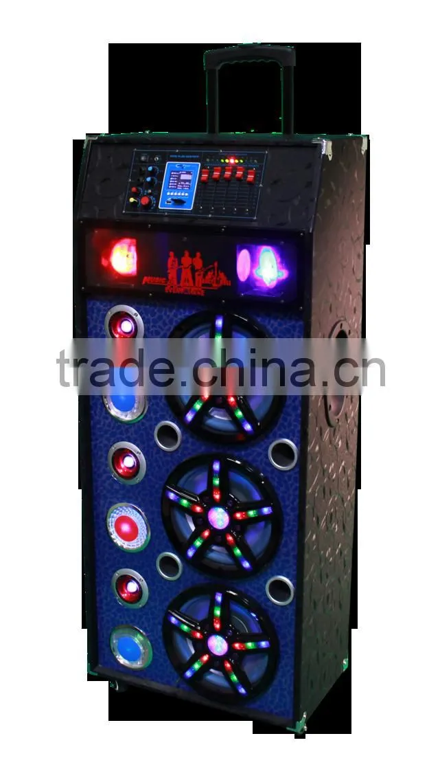 2016 willico Professional DJ acive magic speakers with USB, SD wws-56