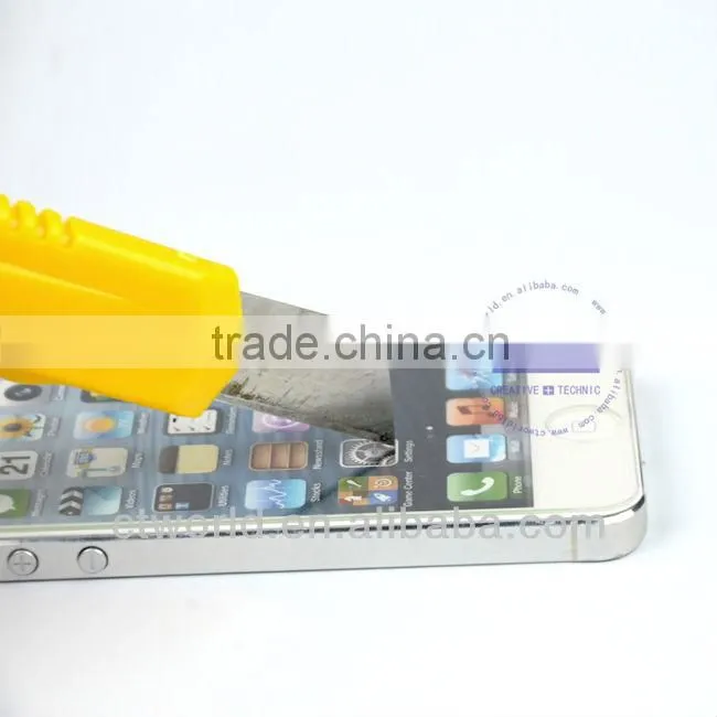 C&T tempered glass for iphone 5 white privacy screen protector