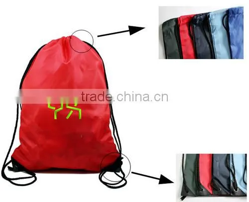 High Qualilty Waterproof Backpack Nylon drawstring Bag