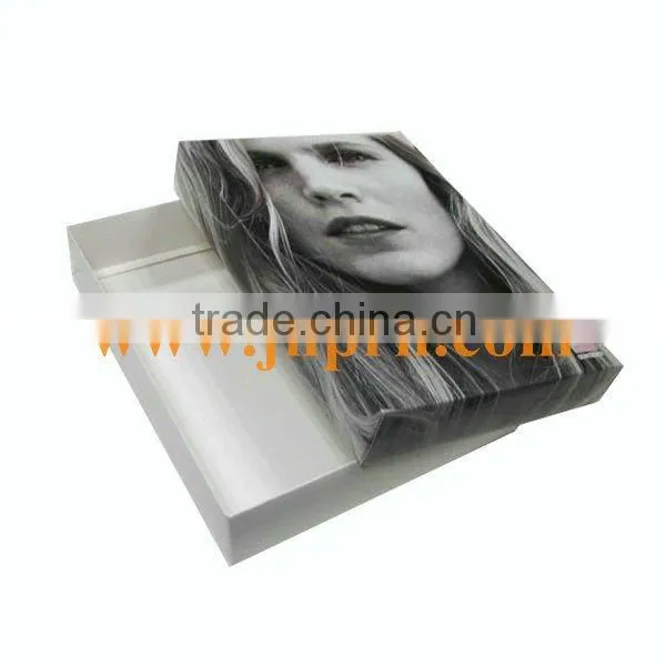 Black cardboard shoe box packaging