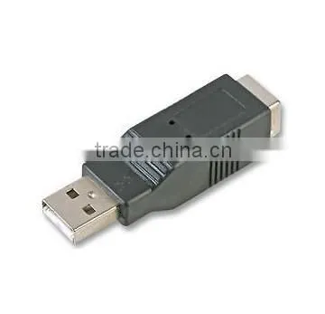 USB A Male to USB B Female Adapter black color top quality cabletolink