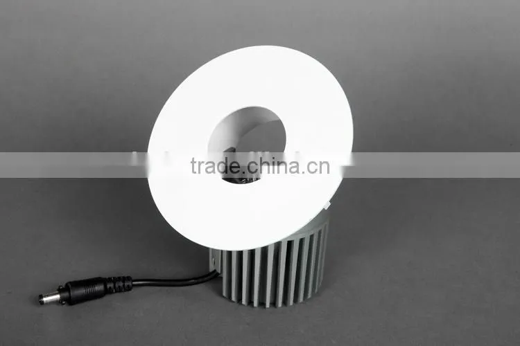 Adjustable 9w 10w cob led downlight with round hole zhongshan guzhen supplier