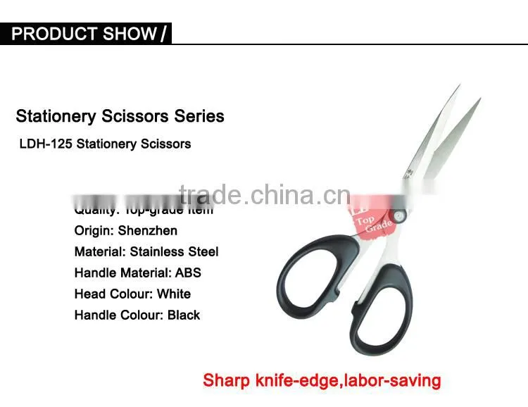 { 2014 Newest } 12.5# Multi purpose stainless plastic handle school scissors