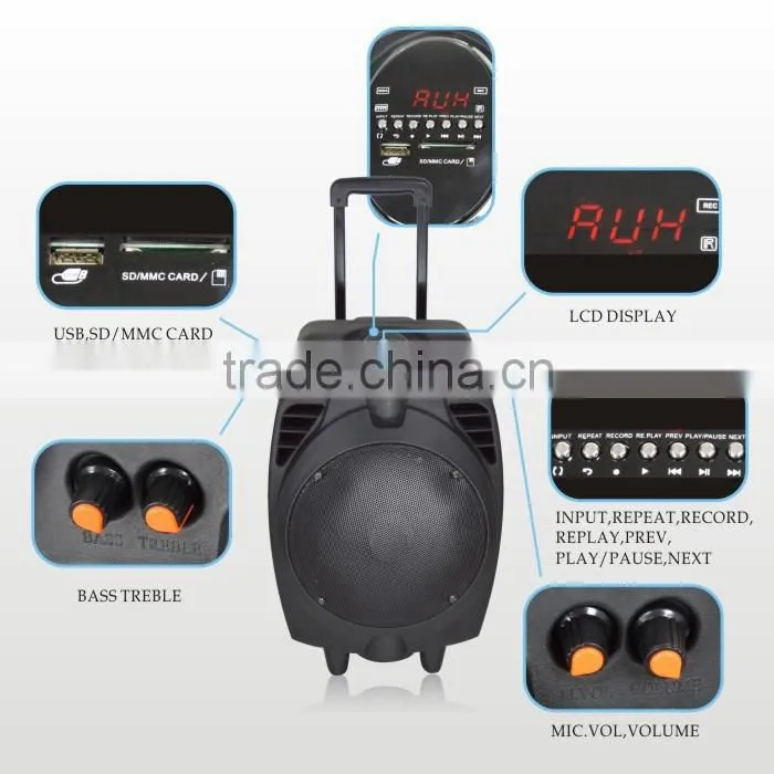 3.5mm bluetooth transmitter cartoon portable speaker 10w waterproof bluetooth speaker