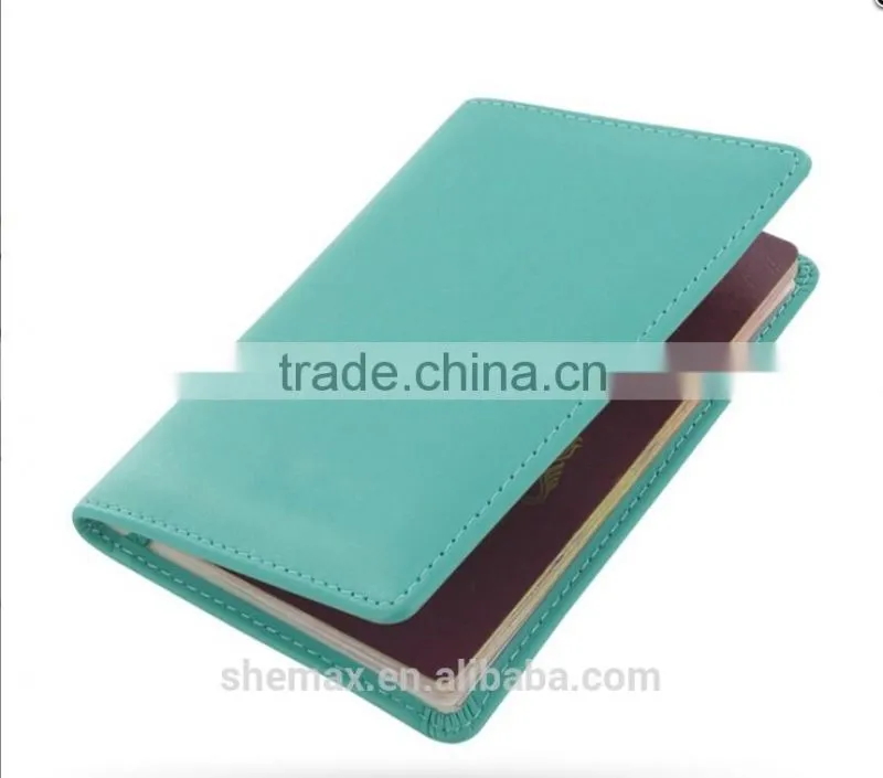Russian Passport Holder Travel Wallet (Aqua)