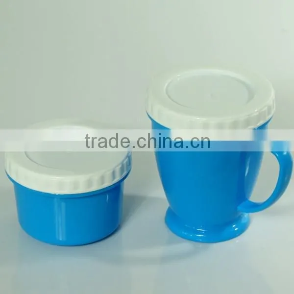 Promotion Gift Twist Lid Microwaveable 300ML Plastic Soup Container Set