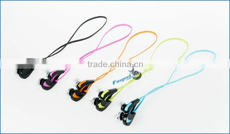Sport earphone G6 Promotion best colorful wireless chinese bluetooth headset China manufacturer