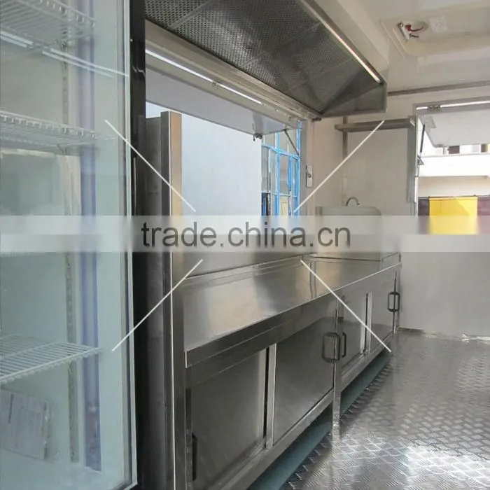 Top Popular and Quality Enclosed Mobile Hot Dog Cart-Enclosed Trailer for sale