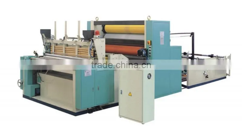 2015 hight quality Toilet tissue roll paper sliting and rewinding machine
