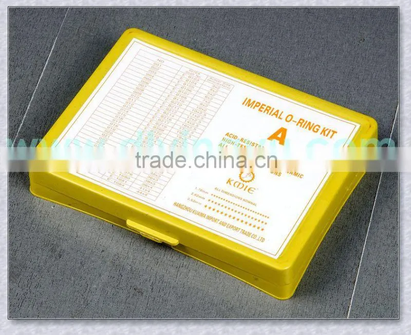 Rubber Material O Ring Box Excavator/Plastic O Ring Kit Box