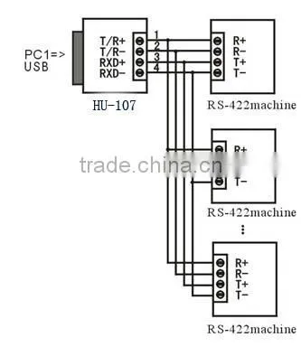 usb to isolated rs485 / rs422 serial db9 male adapter