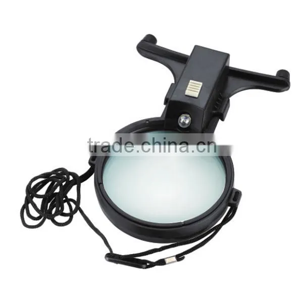 Powerful LED Lights and 3X Magnification Hands-Free Magnifier