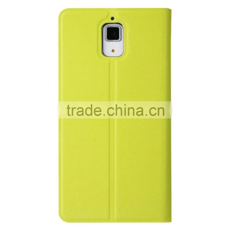 Mobile phone case for Xiaomi 4 fashion flip pu leather case personality case with cheap price