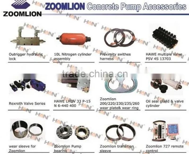10L Nitrogen cylinder assembly for ZOOMLION concrete pump spare parts