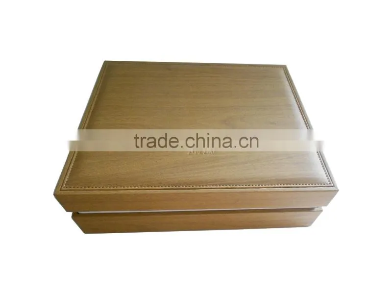 new arrival & trendy wooden & leather watch box display wholesale