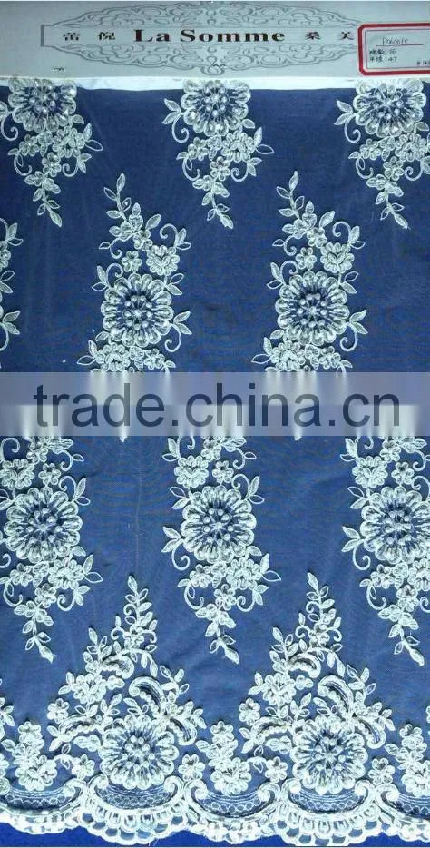 2016 hot selling fashion warehouse lace fabric for wedding lace
