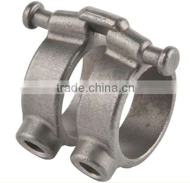 Hot forged Mining machine parts hole pipe connection parts