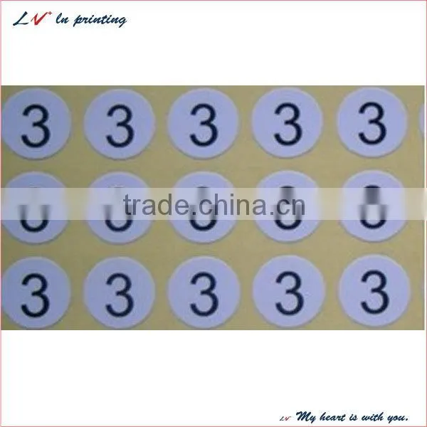 custom self adhesive label sticker