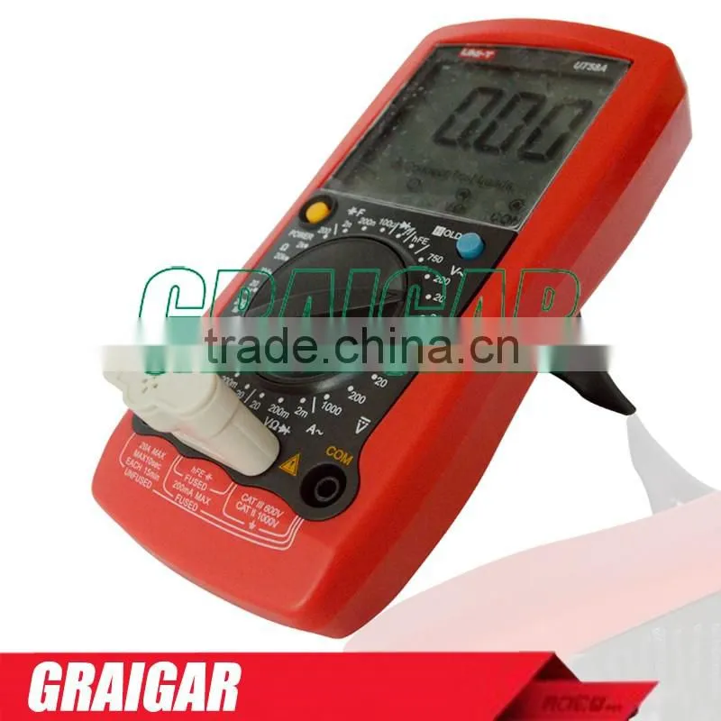 General Digital Multimeters UNI-T UT58A Voltage Current Resistance Capacitance Temperature Meter Tester