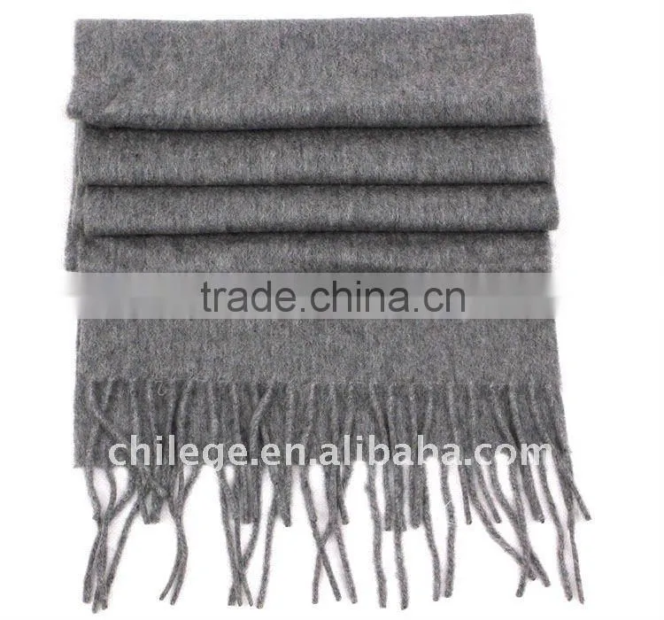 Man's Wool and Cashmere Plain solid Scarfs