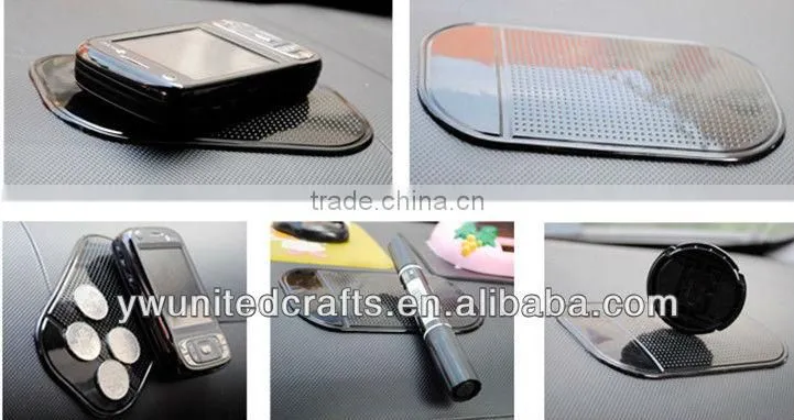 Powerful Silica Gel Magic Sticky Pad Anti Slip Non Slip Mat for Phone PDA mp3 mp4 Car Accessories Multicolor