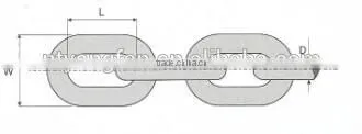 British Standard Short Anchor Link Chain , Small Link Chain