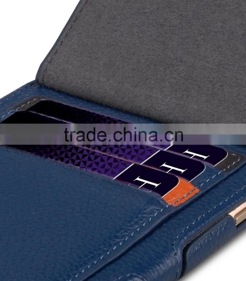 Pocket Mobile Phone Case Premium Litch Leather Case for Apple iPhone 7 Plus(5.5")