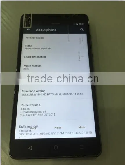X550 5.5' HD IPS MTK6735 octa core Android 5.1 64bit 4G LTE FDD cellphone 8MP 2GB RAM 16GB ROM 5300mAh in stock