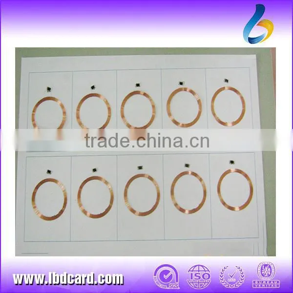 Shenzhen Golden Supplier HF / LF RFID Antenna Inlay RFID Inlay Manufacturer