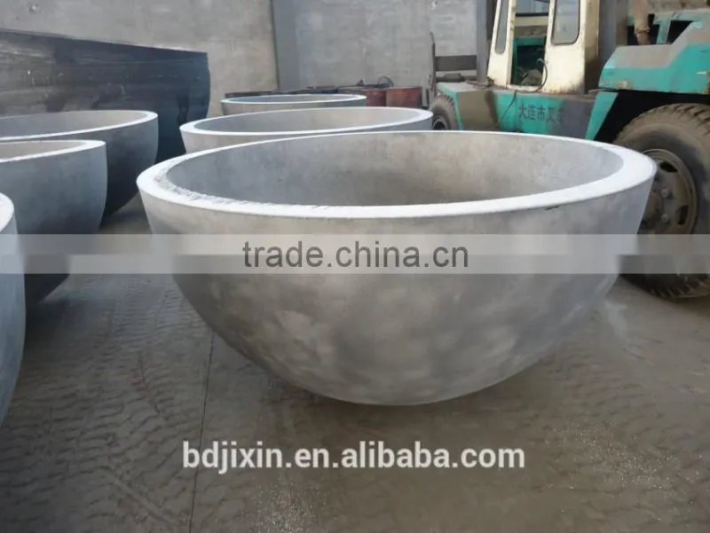 EHA carbon steel pipe fitting flanged seamless elliptical dish end
