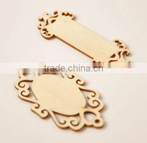 wood veneer labels, wooden flourish scrapbooking card craft embellishments