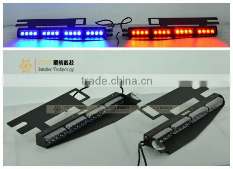 1W*32 LED (32W) super bright dash strobe light red blue 12V car strobe light dash light(XN-248B)