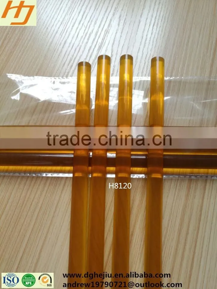 China PO/EVA Amber yellow hotmelt adhesive glue stick for electronic toys