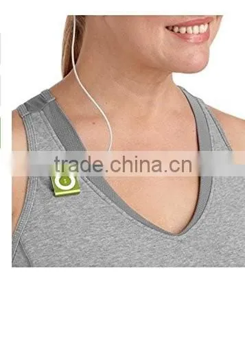 Women's Dri-More Built in Shelf Bra Racerback Tank Activewear Gym Sports
