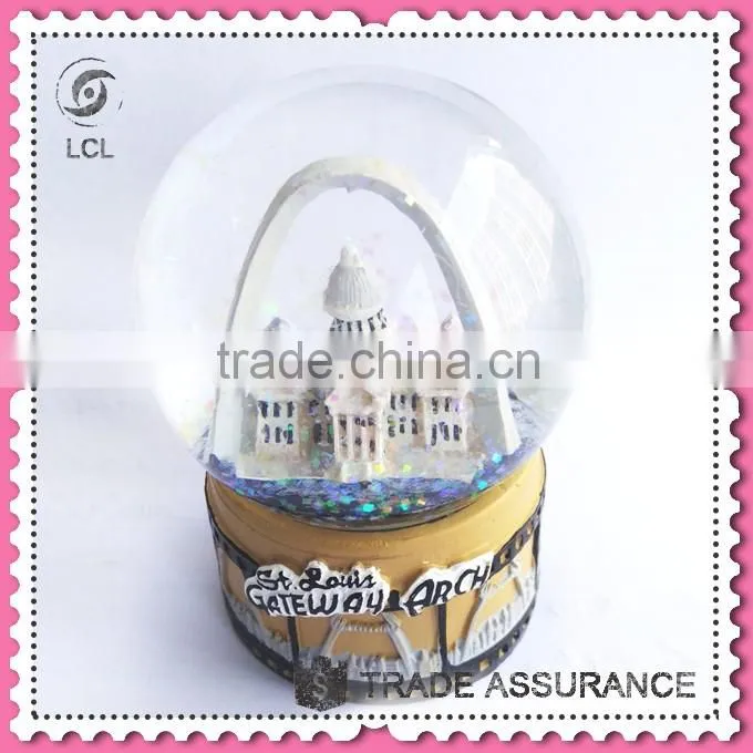 Castle snow globe supplies, snow globe with blowing snow