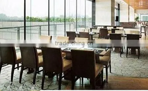 Wood top coffee table furniture& Wood modern Cafe furniture for coffee shop (LQ-D07)