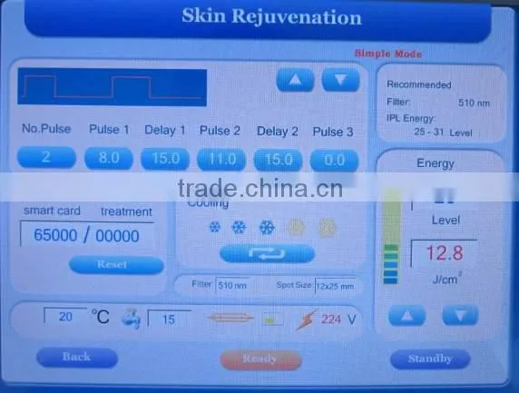 IPL SHR with RF for hair removal and skin rejuvenation
