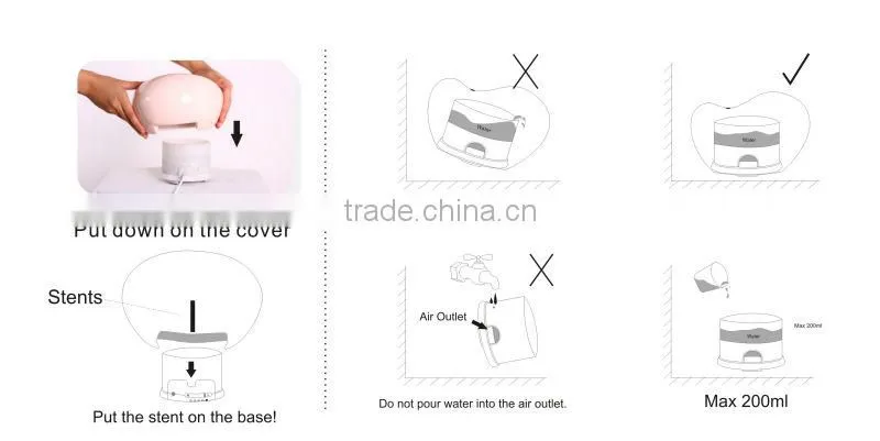2014 New pink rasasi perfumes aroma diffuser /ultrasonic sensor