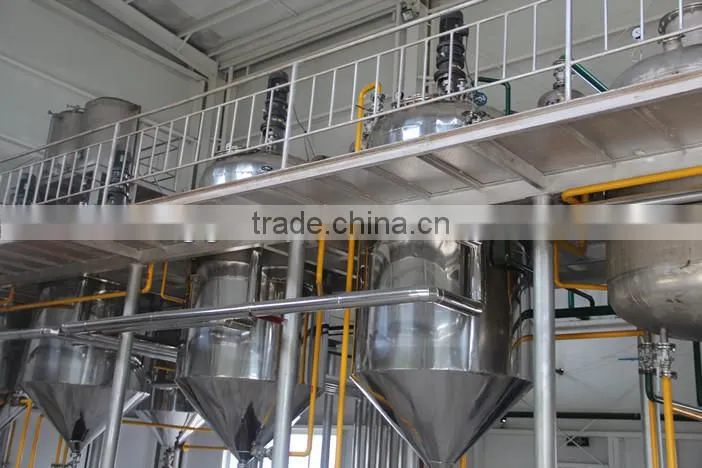 Oil machine made in China ! vegetable oil refinery machinery ! 1-600t/d vegetable oil refinery machinery