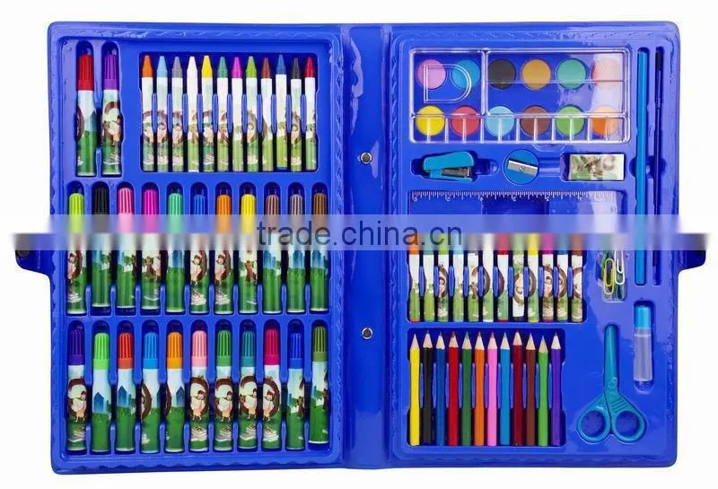 86pcs School Drwing Color Set Pencil Color Set Cake Watercolor Set