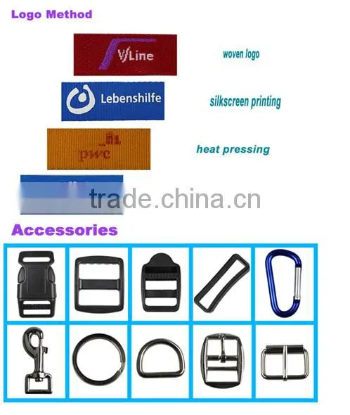 Hot new products nylon dog leash material for 2015