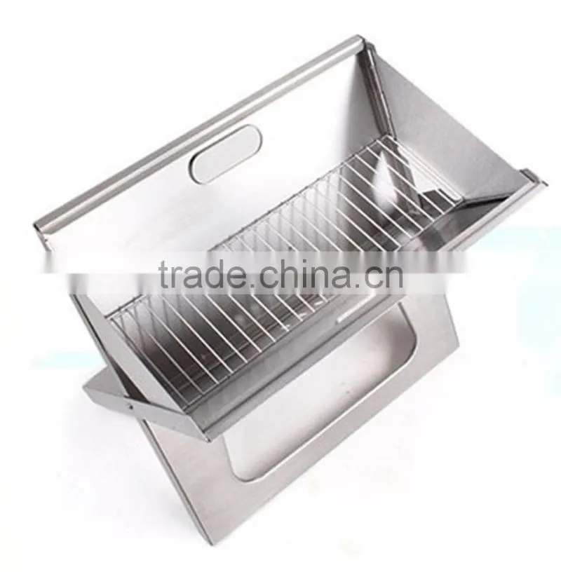 stainless steel portable BBQ grill/Outdoor foldable BBQ grill